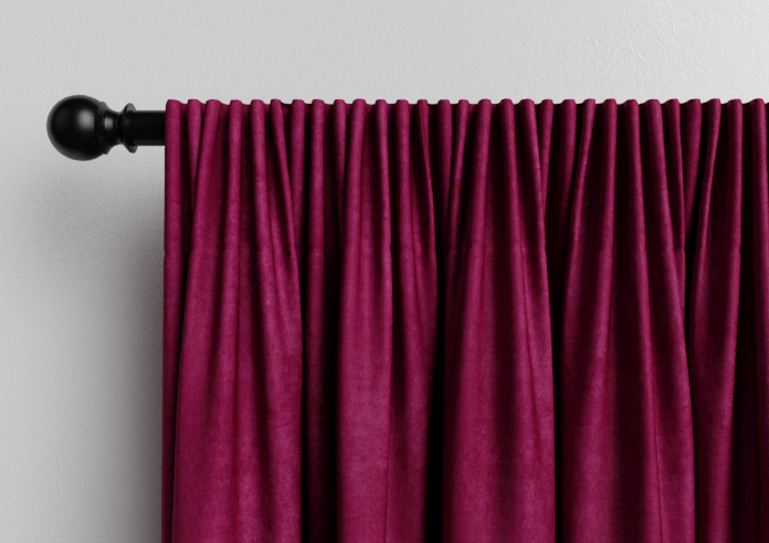 Faux Suede, Aubergine - Made to Measure Curtains - Image 9